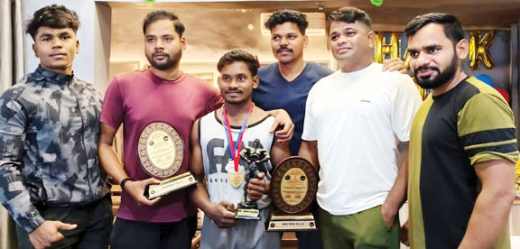 मिस्टर छत्तीसगढ़ बॉडीबिल्डिंग स्पर्धा में कोण्डागांव ने मारी बाजी