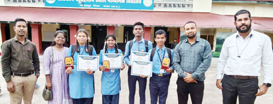 सोनाबाल के विद्यार्थियों का बाल वैज्ञानिक प्रदर्शनी व पश्चिम भारत विज्ञान मेला स्पर्धा में उत्कृष्ट प्रदर्शन