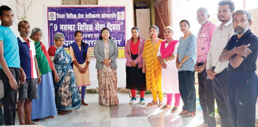 विधिक सेवा दिवस पर शांति फाउडेंशन का निरीक्षण