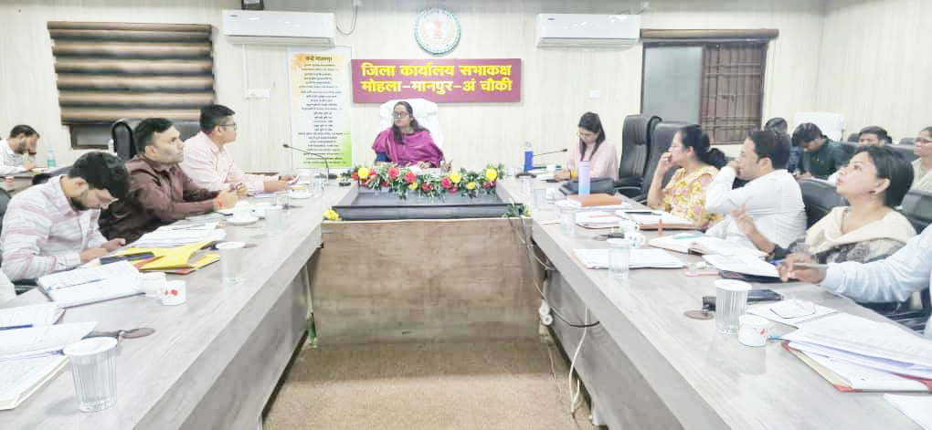 धीमी प्रगति पर कलेक्टर ने जताई नाराजगी