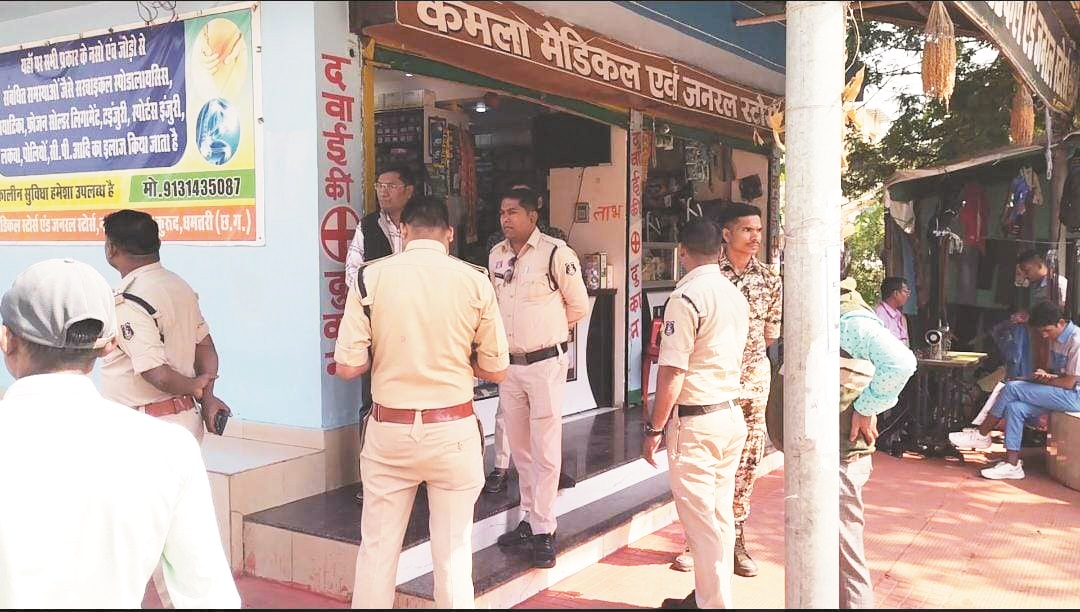 एक रात में तीन दुकानों में चोरी