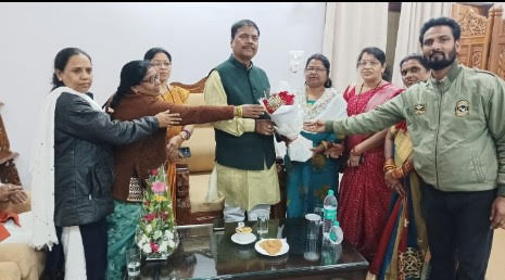 पुरानी पेंशन को लेकर वन मंत्री से मिला प्रदेश शिक्षक कल्याण संघ