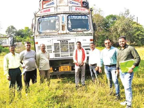 अवैध धान परिवहन करते 499 बोरी जब्त