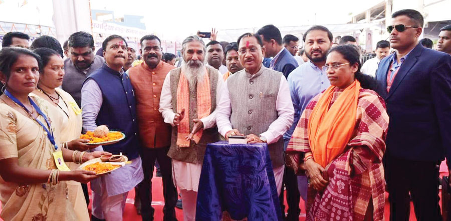  सीएम के कोंडागांव आगमन पर स्वागत