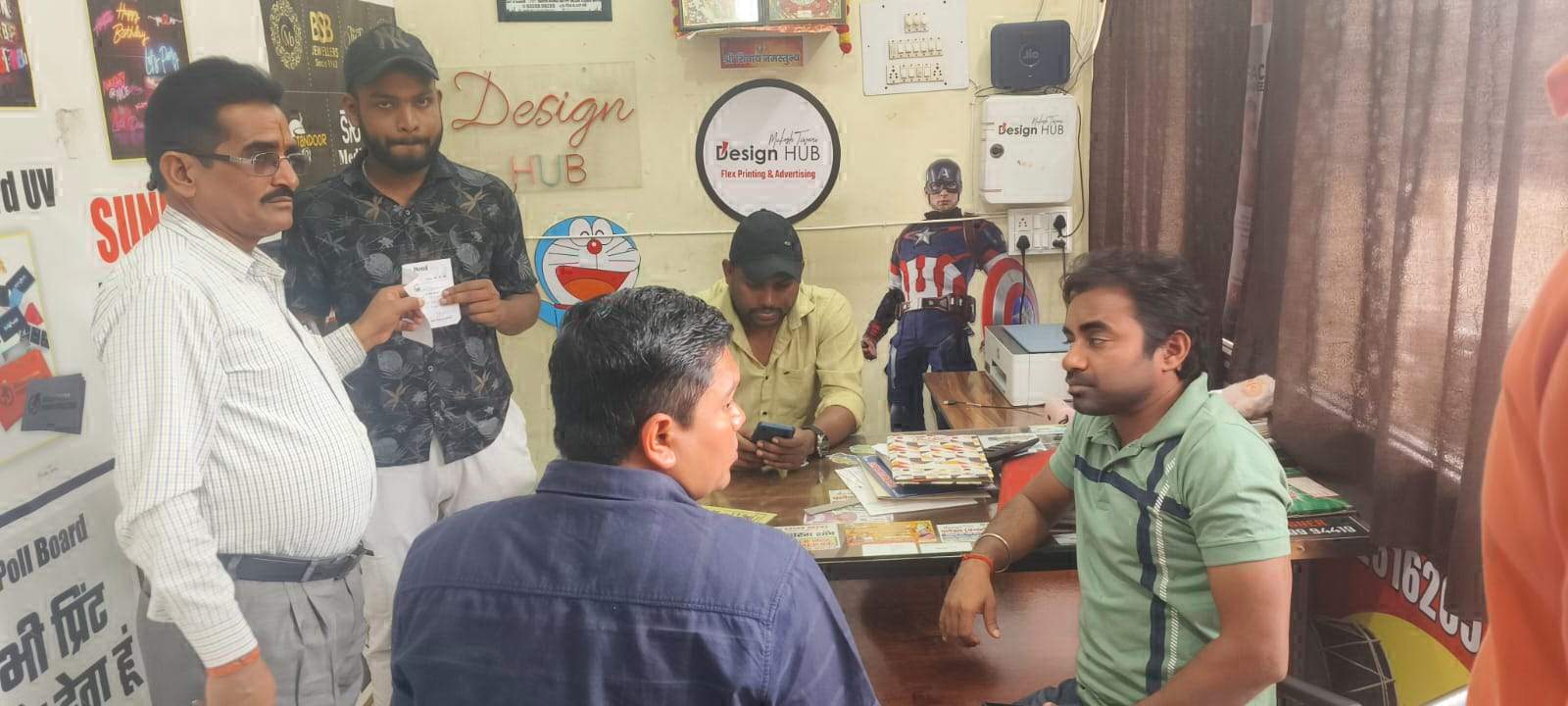 अवैध विज्ञापन पर बड़ी कार्रवाई, डिजाइनिंग हब पर 5 हजार जुर्माना