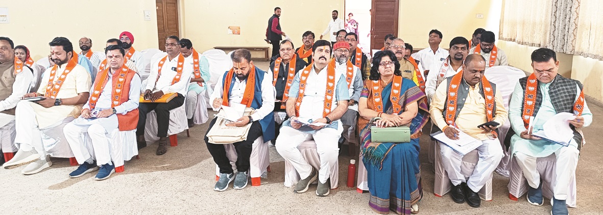 एसआईआर को लेकर भाजपा की बैठक