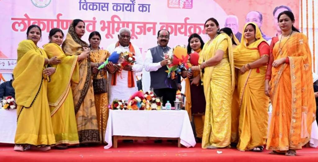 मुंगेली  नगर में 29.90 करोड़ के कार्यों का लोकार्पण–भूमिपूजन