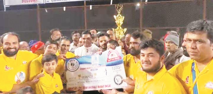 सिंधी समाज का क्रिकेट स्पर्धा में  ए1 फाइटर्स विजेता