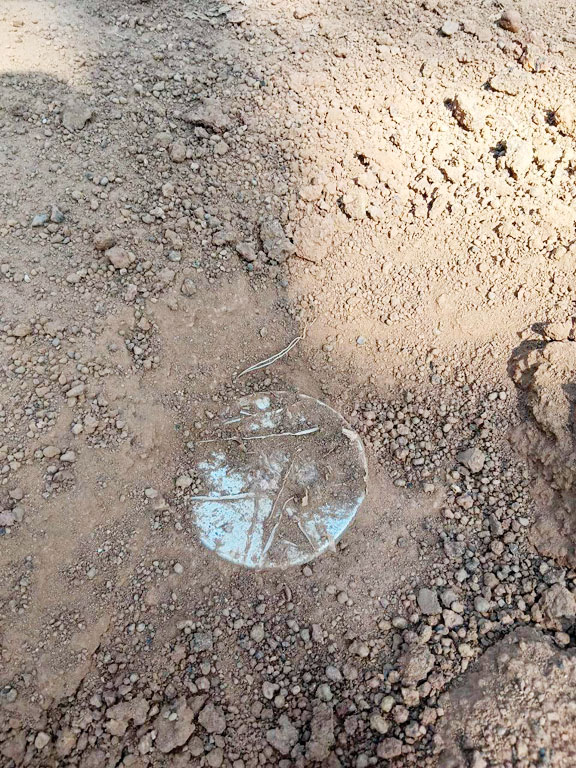  10 किलो का बम बरामद, किया नष्ट