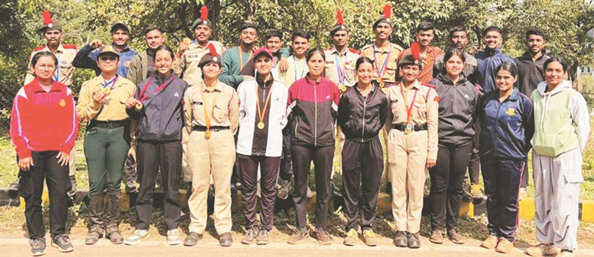 भारती विवि के कैडेट्स का रहा उत्कृष्ट प्रदर्शन