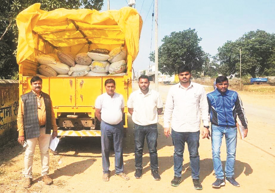 अवैध धान जब्त