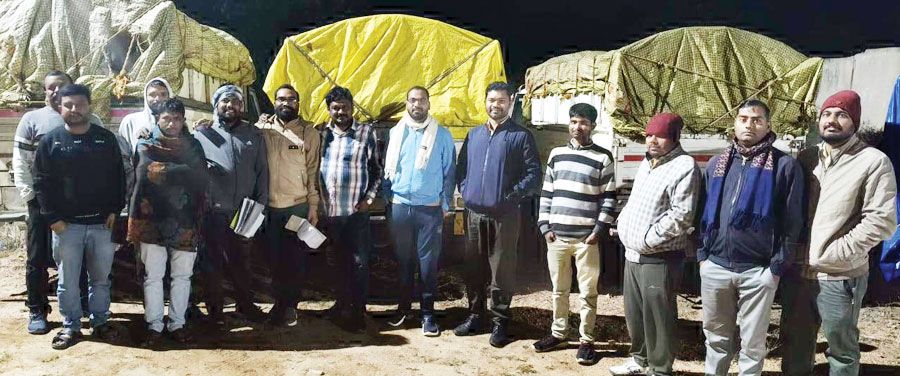  10 हजार 320 बोरी धान  व 16 वाहन जब्त