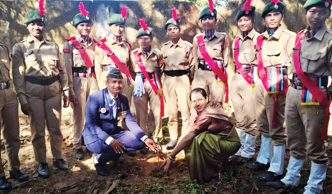 गुण्डाधुर महाविद्यालय में हर्षोल्लास से मना 78वां एनसीसी दिवस