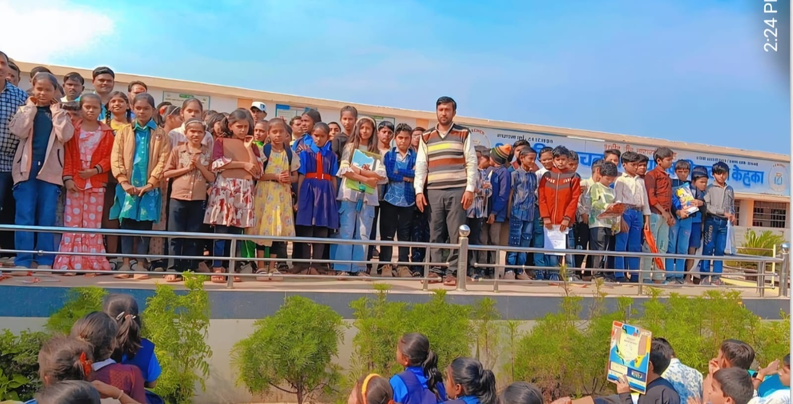 नवोदय विद्यालय मॉक टेस्ट में 350 बच्चों ने लिया हिस्सा