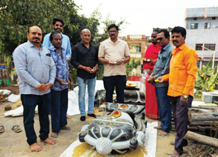 तिरूपति से पहुंचे बालाजी के शंख चक्र