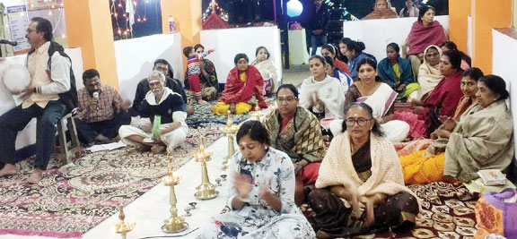 अयप्पा मंदिर में मंडल व्रत पूजा