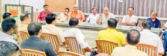 एसआईआर के लिए युवा, महिला व किसान मोर्चा के विस प्रभारियों की सूची जारी