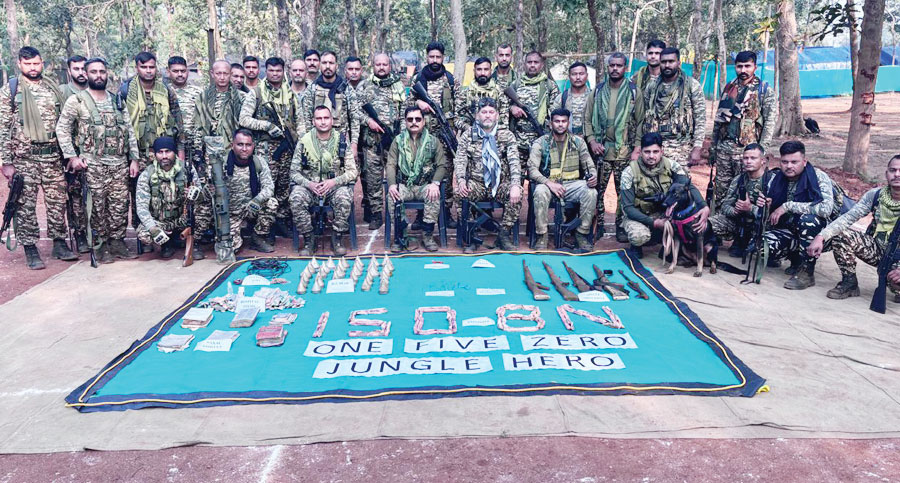    नक्सलियों के छिपाए हथियार- विस्फोटक सामान बरामद