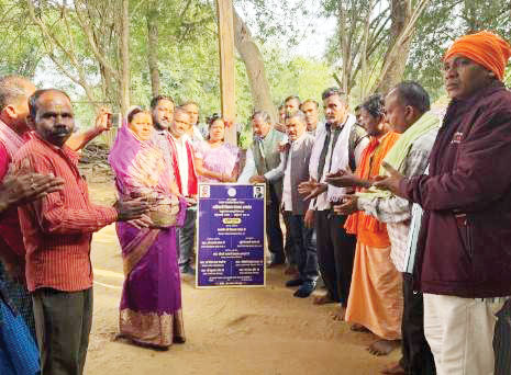  देवगुड़ी निर्माण का विधायक ने किया भूमिपूजन