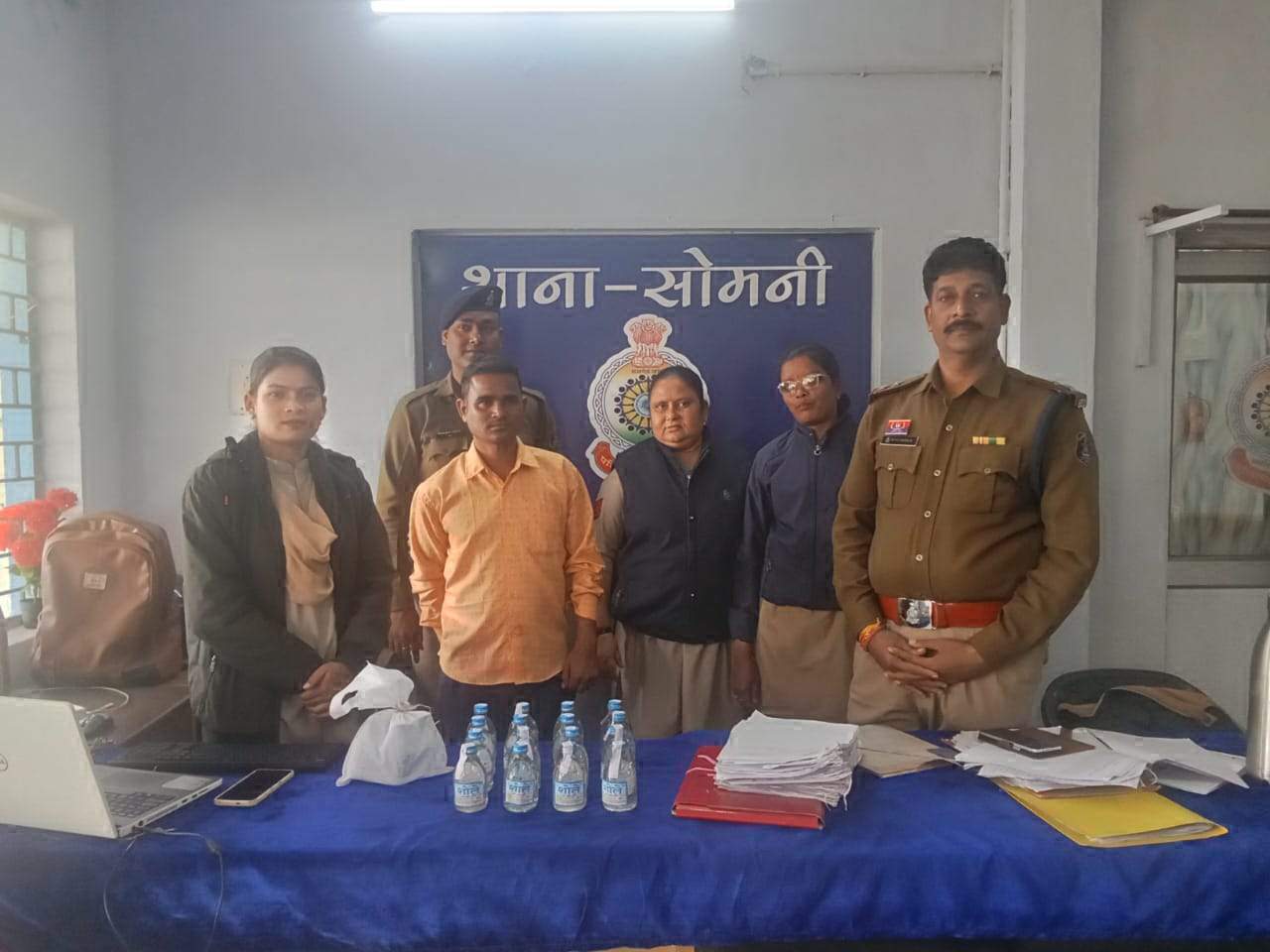 अवैध शराब परिवहन करते आरोपी गिरफ्तार