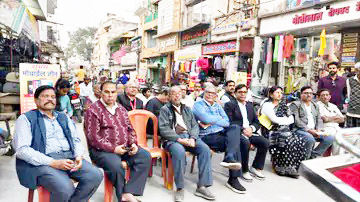 बलौदाबाजार में स्वदेशी जागरण   रथ यात्रा का स्वागत