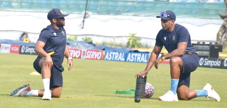 दोपहर अफ्रीकी और शाम भारतीय टीम की नेट प्रैक्टिस, कप्तानों ने पिच भी देखा