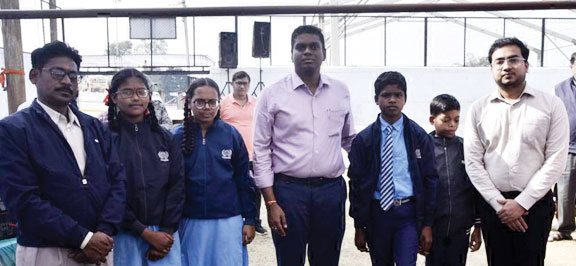 दिव्यांग बच्चों के खेल में दिखा अदम्य साहस