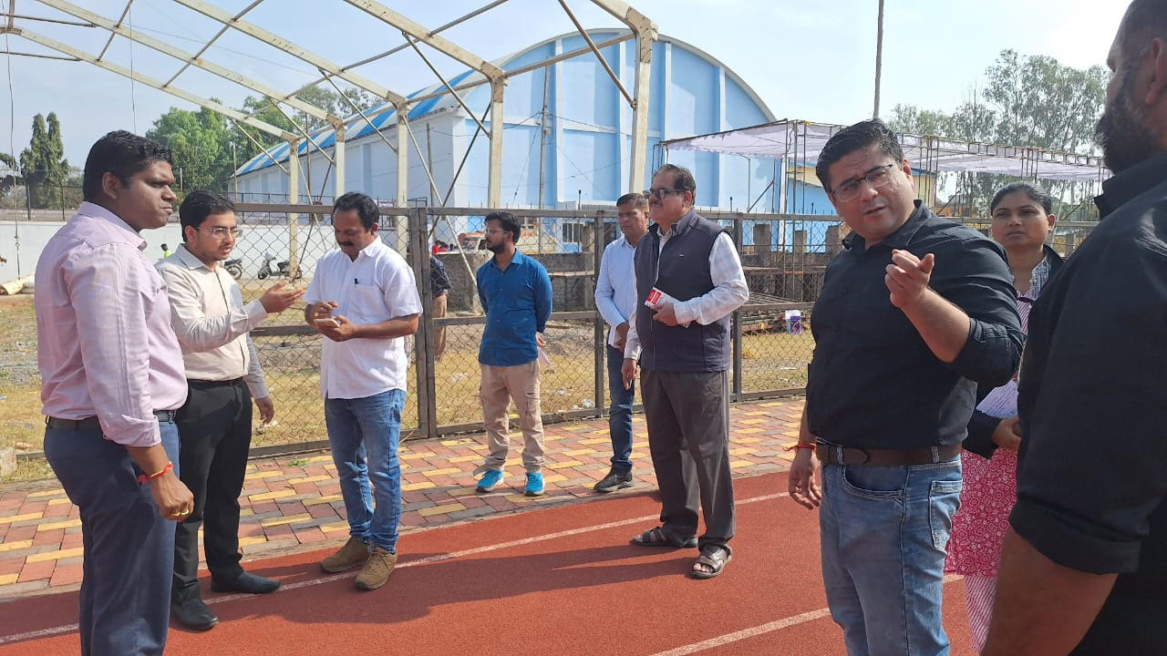 संभाग स्तर बस्तर ओलम्पिक की तैयारियों का जायजा