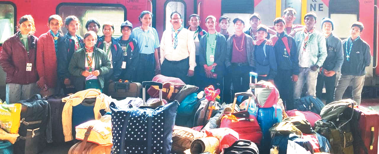 बलौदाबाजार-भाटापारा के स्काउट्स व गाइड्स ने राष्ट्रीय जम्बूरी में बढ़ाया जिले का मान
