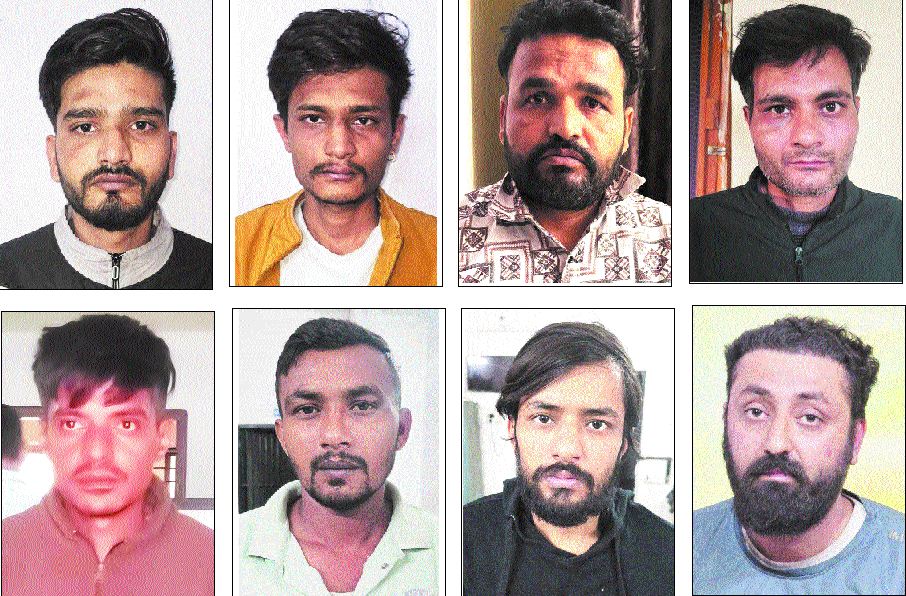 9 तस्कर-सप्लायर गिरफ्तार, 80 लाख का 400 ग्राम हेरोइन जब्त