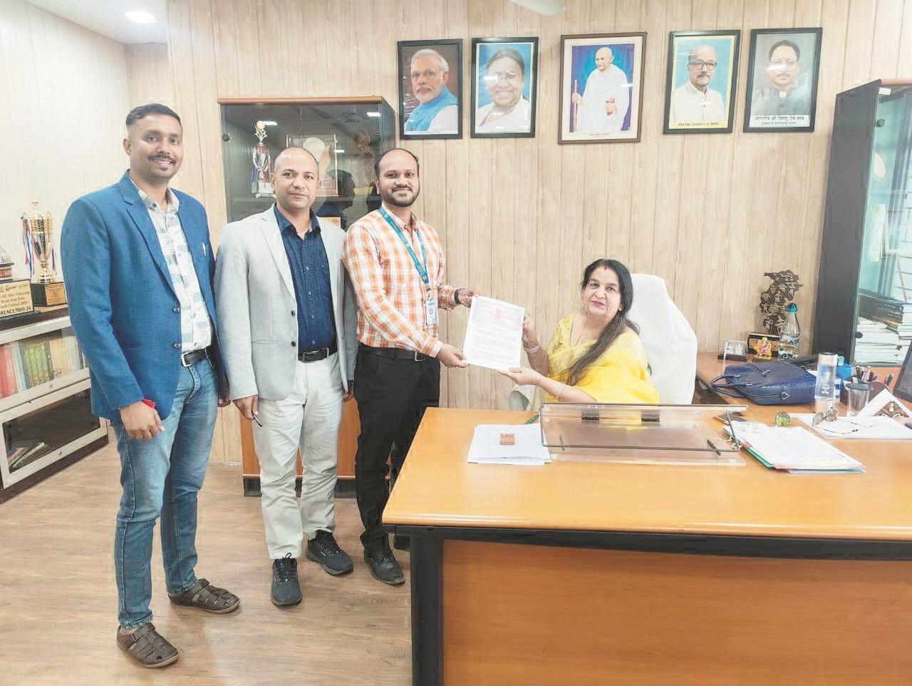 संगीत विवि का महाराष्ट्र बैंक के साथ एमओयू्