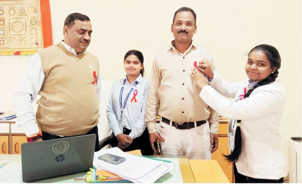 भारती विवि में मना एड्स जागरूकता दिवस