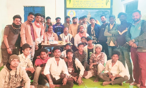 फुलझर में विहिप बजरंग दल की बैठक