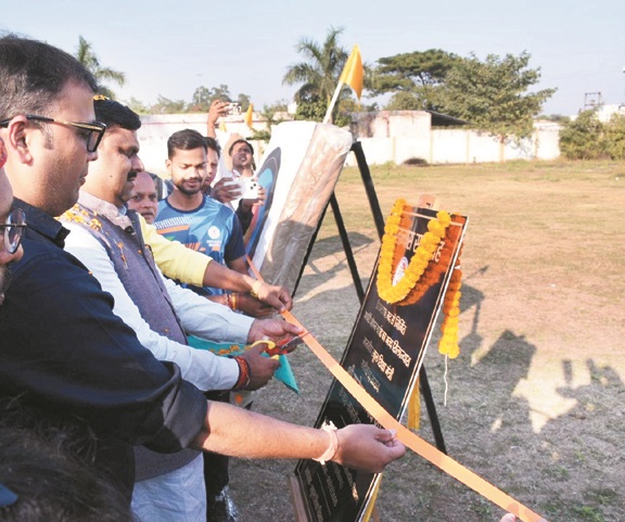 मंत्री ने नवनिर्मित बॉक्सिंग रिंग सेट और आर्चरी रेंज का किया शुभारंभ
