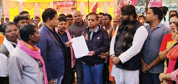 जनता कांग्रेस ने 10 सूत्रीय मांगों को लेकर सौंपा ज्ञापन