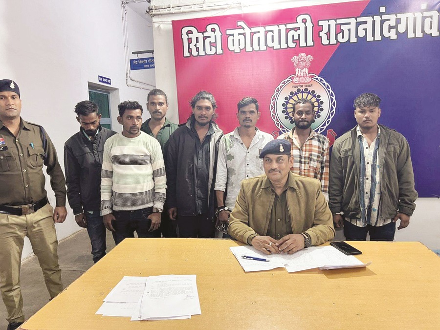 बलवा-मारपीट, 7 आरोपी गिरफ्तार