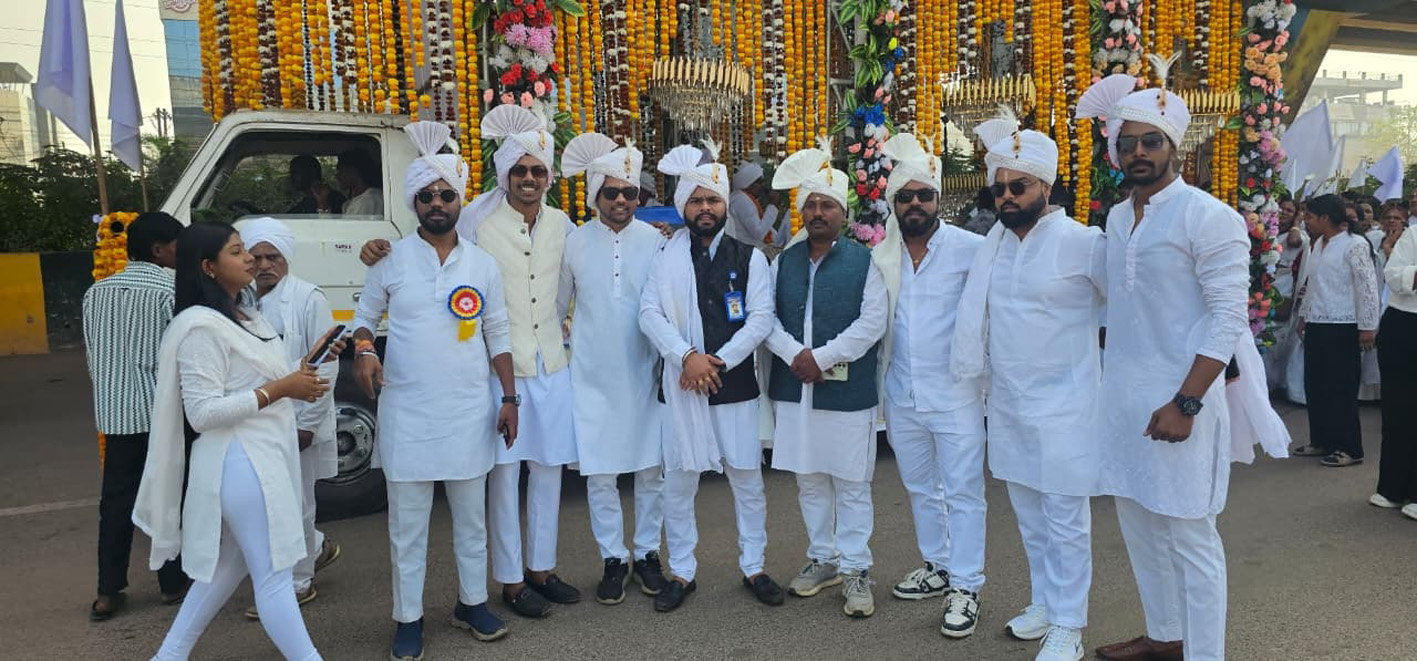 गुरु घासीदास जयंती पर निकली शोभायात्रा, जगह-जगह  स्वागत