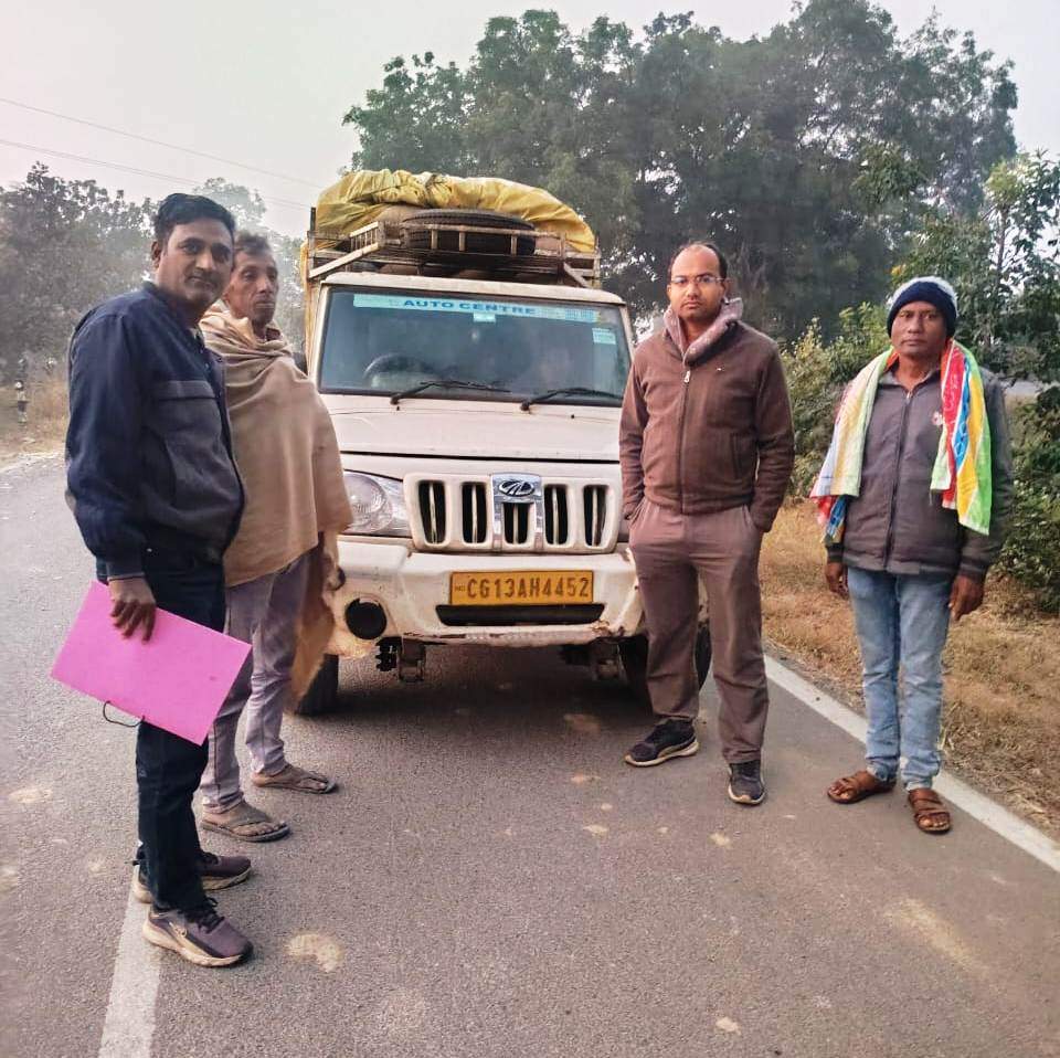  24 क्विंटल धान जब्त