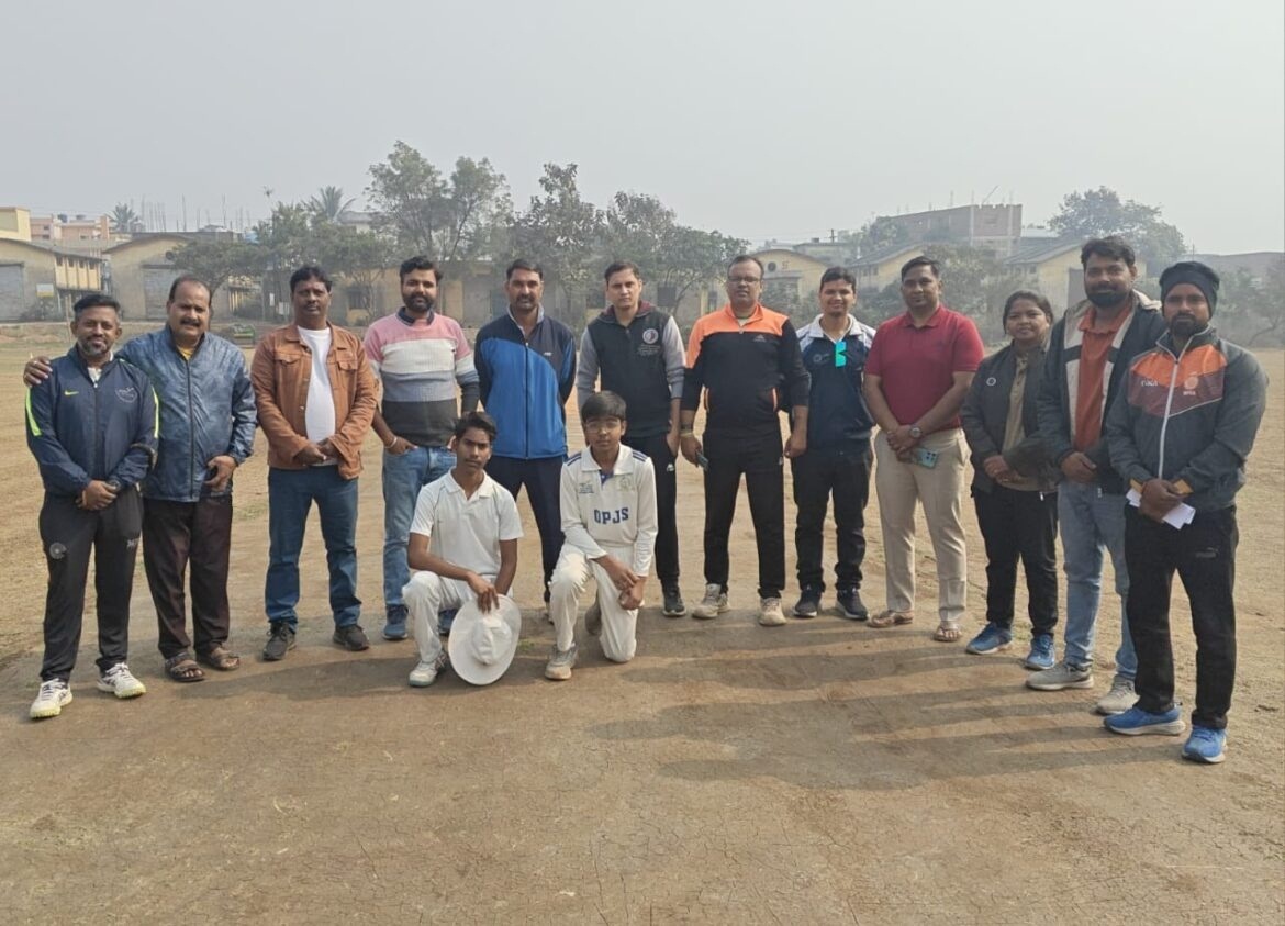 अंडर 14 ड्यूस बॉल क्रिकेट में जिंदल स्कूल ने कार्मेल स्कूल को 7 विकेट से हराया