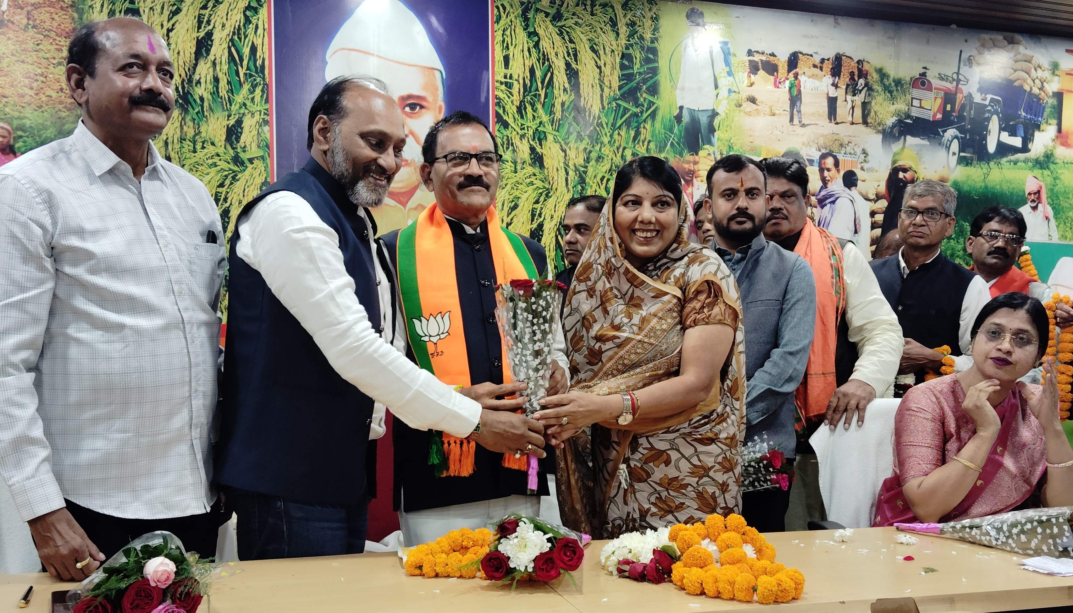 जिला सहकारी केंद्रीय बैंक रायपुर के अध्यक्ष निरंजन सिन्हा ने सम्भाला कार्यभार