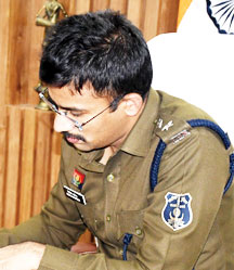 कांकेर के नए एसपी निखिल अशोक कुमार रखेचा ने संभाला पदभार