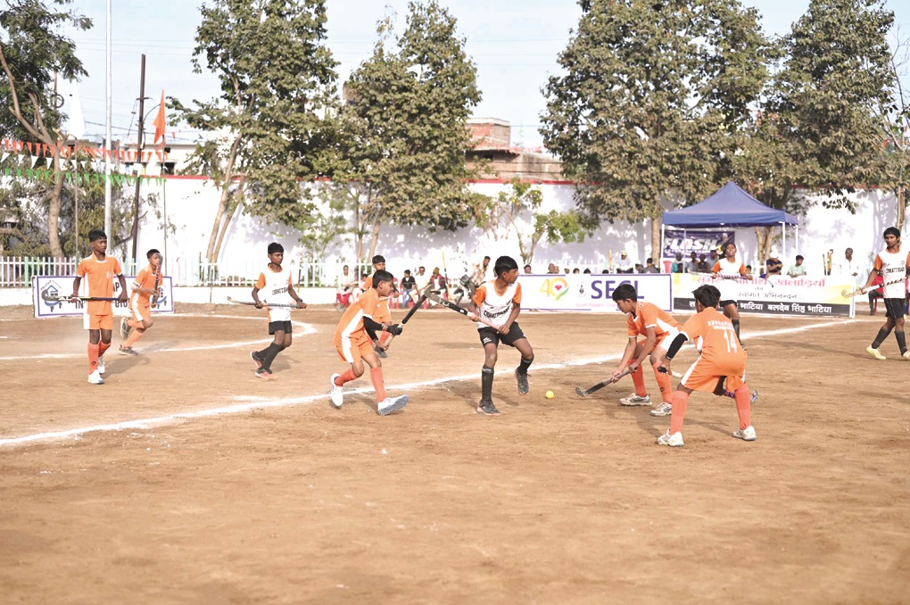 छत्तीसगढ़ हॉकी लीग बिहार और करमपुर टीम ने जीता मैच