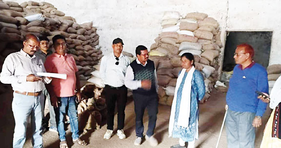 46 प्रकरणों में 14 सौ क्विंटल धान जब्त