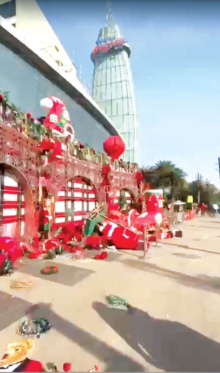 मेग्नेटो में तोडफ़ोड करने वालों की पहचान हुई, पुलिस ने तलाश तेज की