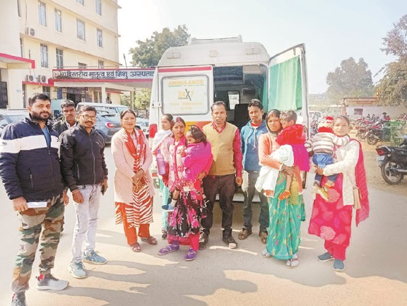 चिरायु योजना: चार बच्चों को बेहतर इलाज के लिए रायपुर भेजा