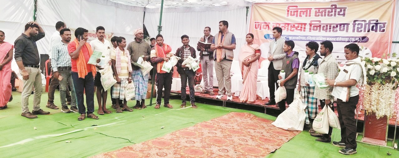 श्यामगिरी शिविर में 82 आवेदनों का निदान