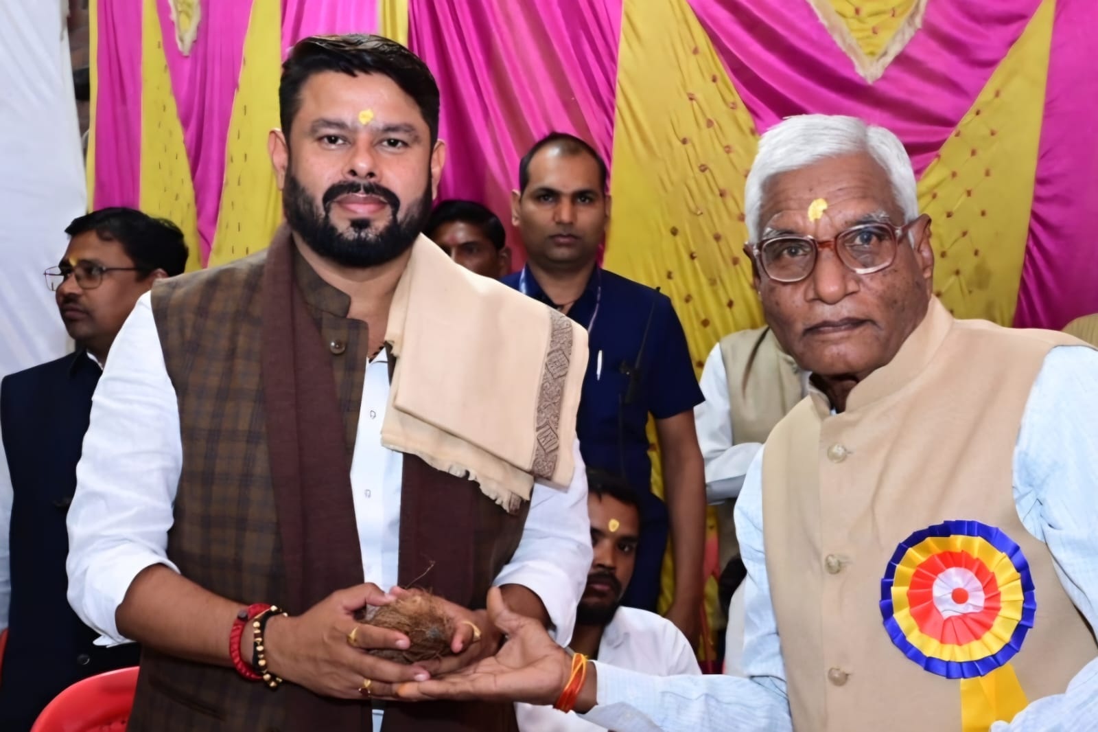 श्रीरामकथा महोत्सव में  शामिल हुए छाबड़ा