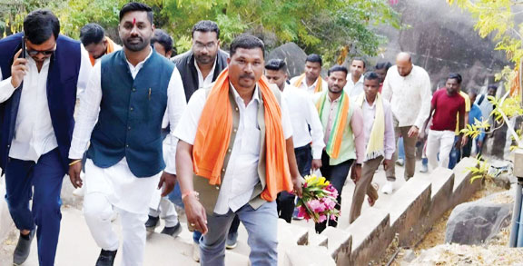 युवा जोहार कार्यक्रम: भाजपा युवा मोर्चा जिलाध्यक्ष का मंडल दौरा शुरू