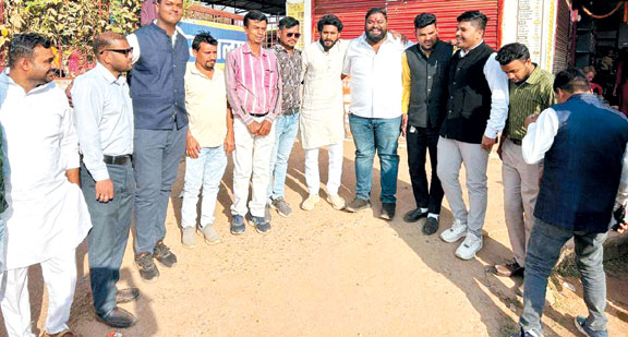 नवनियुक्त जिलाध्यक्ष पिंटू का स्वागत