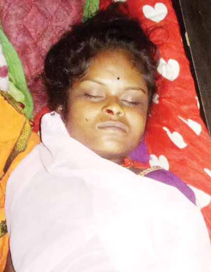 महिला की संदिग्ध मौत, पति गिरफ्तार